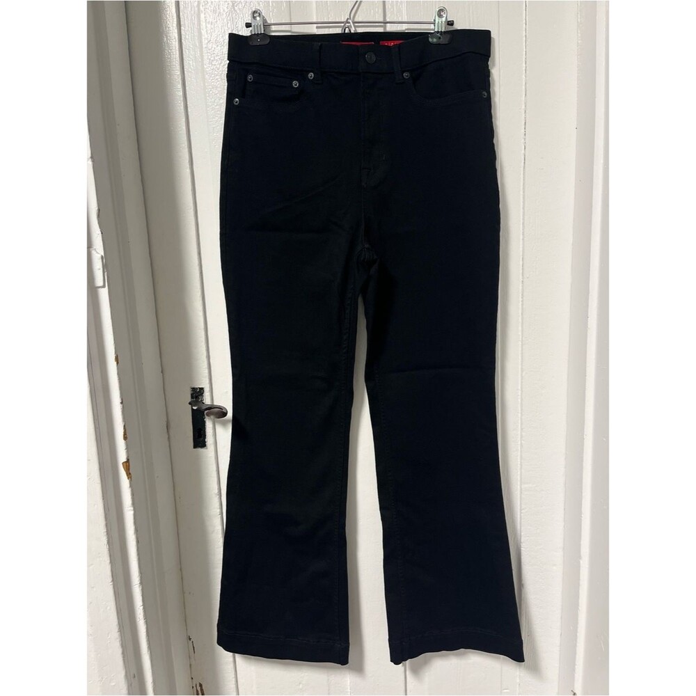 SPANX sculpt ReDefine Flare Jeans – black, zip fly, 5-pocket, shaping denim 16 - Picture 3 of 10